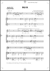 Bli a SATB choral sheet music cover